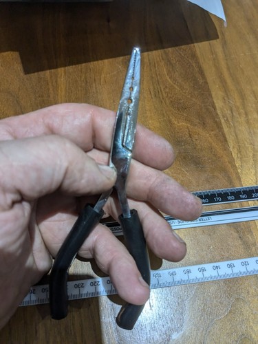 Fishing pliers hook - pliers, removal