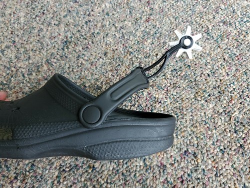 Spur charm shoe gem - gem, crocs