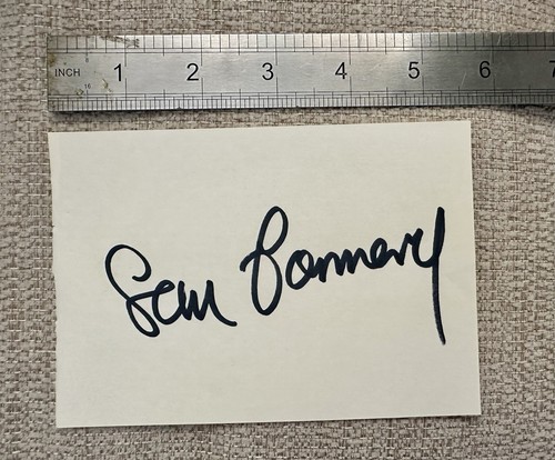 Sean connery signed - signed, aftal