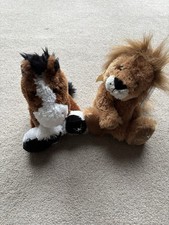 Russ Shining Stars Lion tagged soft toy plush cuddly beanie Brand New BB5A