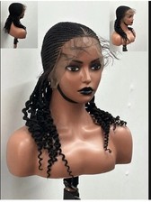Braided Natural  Wig Full Frontal Wig For Uk Women Available For Next Day.