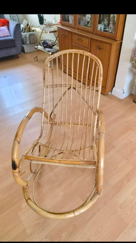 Bamboo rocking chair - rocking,