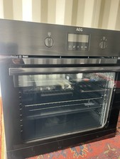 AEG BPK355061B Single Oven Electric Built In Pyrolytic in Black