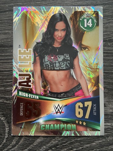 Wwe lee topps - lee, attax