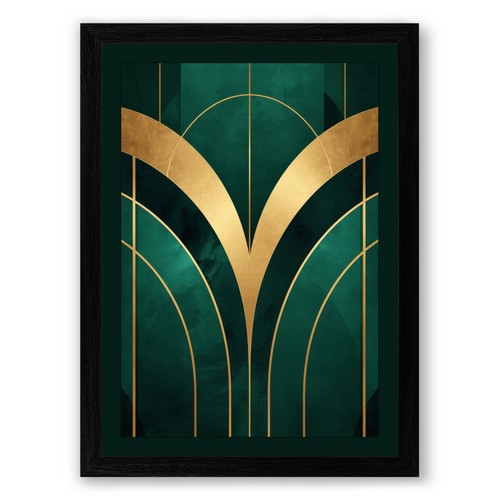Art deco symmetry - art, wall