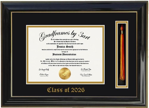 Diploma frame with tassel - frame,