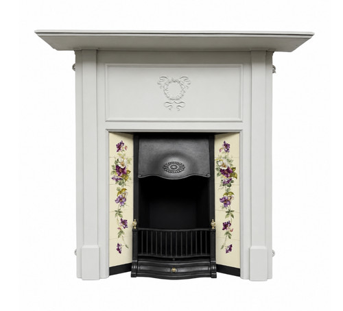 Edwardian cast iron - , tiled