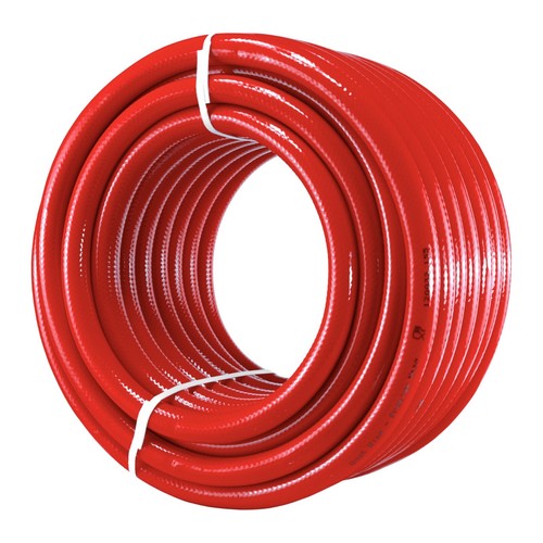 Red hot water hose pipe - hot,