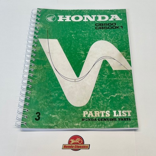 Honda cb500 four factory parts - cb500,