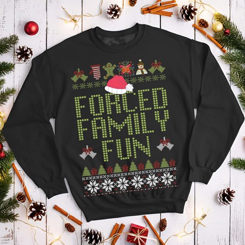 Ugly christmas jumpers forced - ugly,