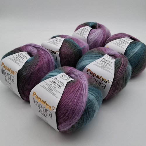 Papaya angora with merino - papaya,
