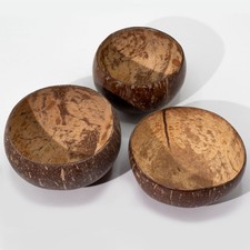 Natural Coconut Bowls Handmade Decorative Craft Bowl - Small Medium Large