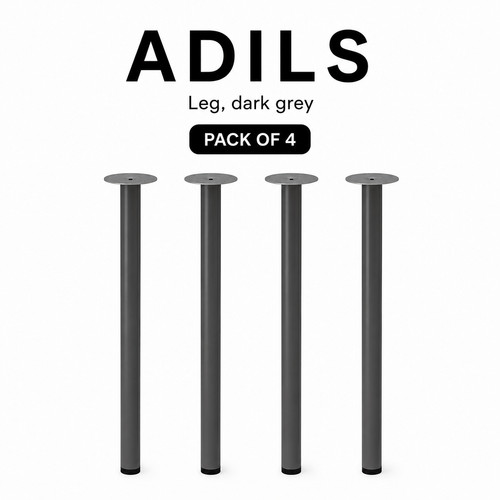 Ikea adils table - legs, dark