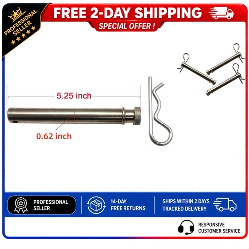Trailer hitch pin - hitch, 2.5"