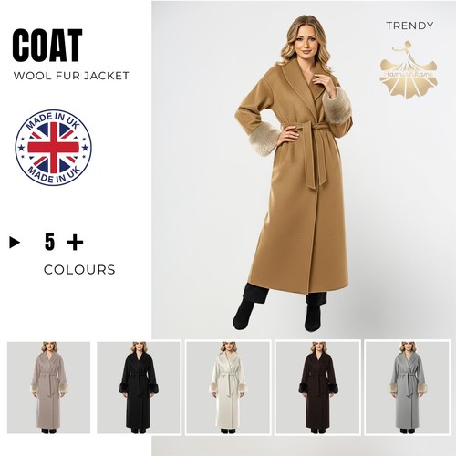Ladies winter coat faux - ladies,
