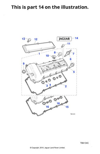 Jaguar genuine badge - genuine, xj