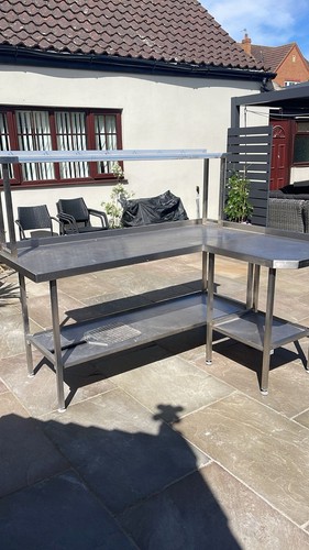 Stainless steel prep table - stainless,