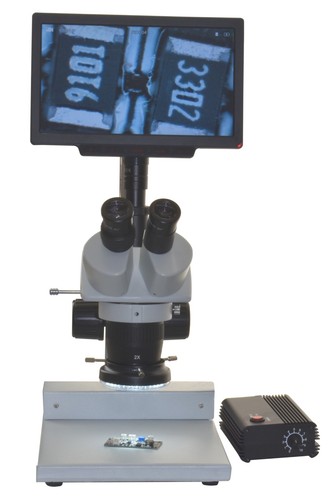 Stereo zoom microscope - 4k, w/