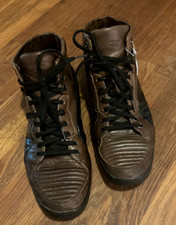 Vintage Alexander McQueen Puma High Top Brown Leather Size US 9Salesman Sample