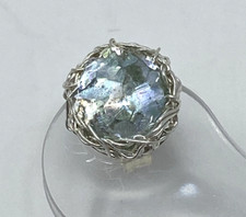 9.67mm Round Sterling Silver