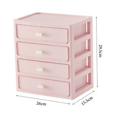 Desktop Jewelry Box Drawer Makeup Case 2 3 4 Layers Dressing Table Tidy Storage