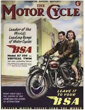 Vintage BSA Vertical Twin