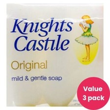 Knight's Castile Original Soap Value Pack 3 x 90g Assorted Pack Size