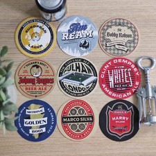 Fulham Football Beer Mats x9