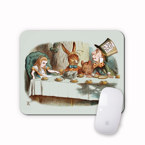 Alice wonderland mouse mat - alice,