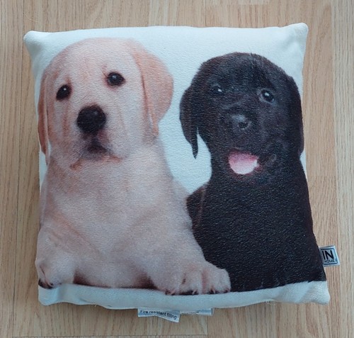 Cushion with labrador - 10",