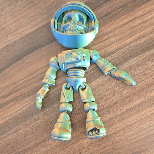 Articulated skeleton astronaut - articulated,