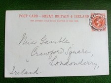 1899 VINTAGE POSTCARD