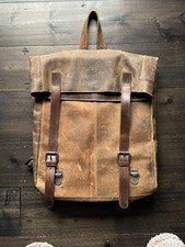 Genuine Leather Roll-Top