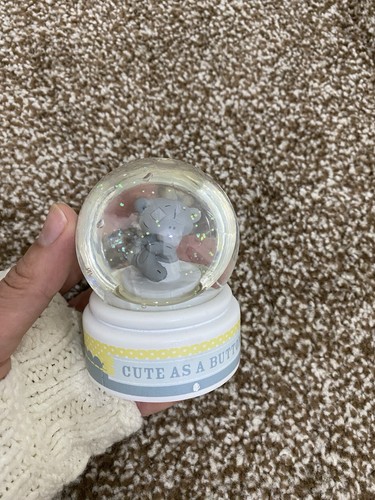 You snow globes - me,