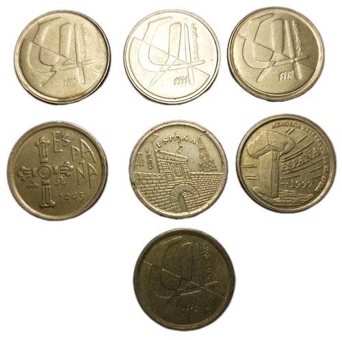 Spain pesetas coins - spain,