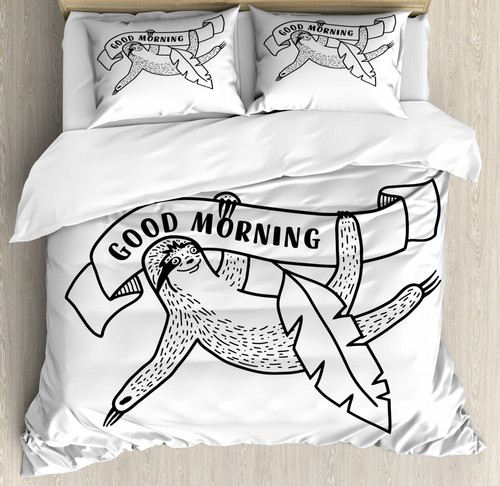Funny sloth duvet - cover, set