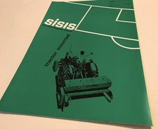 SISIS Tractor Equipment Sports Ground Original 1979 Brochure & Price List