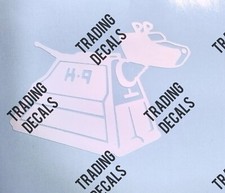  K9 DOCTOR WHO DOG decal