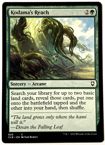 Mtg kodama reach commander - reach,