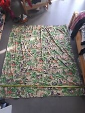 Vintage Jungle Book Lined Curtains Fabric 1.73 X 1.8 M X 2