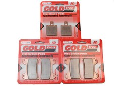 Brake pads front - front, for
