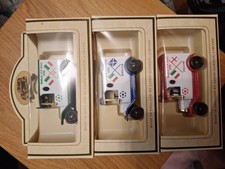 Lledo Set Of 3 World Cup 1990 Bedford Vans -England, Scotland, Ireland (Boxed)