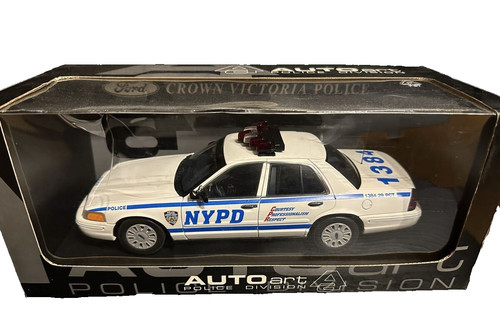 Autoart police ford crown - police,