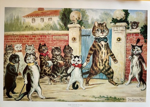 Louis wain eccentric cats - eccentric, art