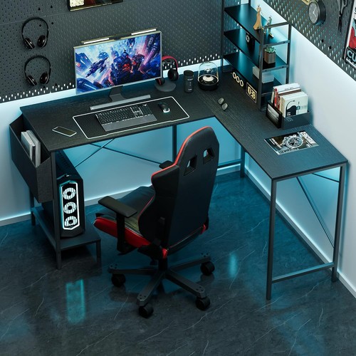Corner computer desk - computer,