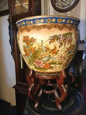 Oriental Fish Bowl  Porcelain