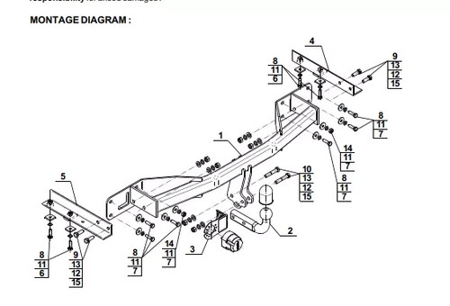 Swan neck tow bar for - neck,