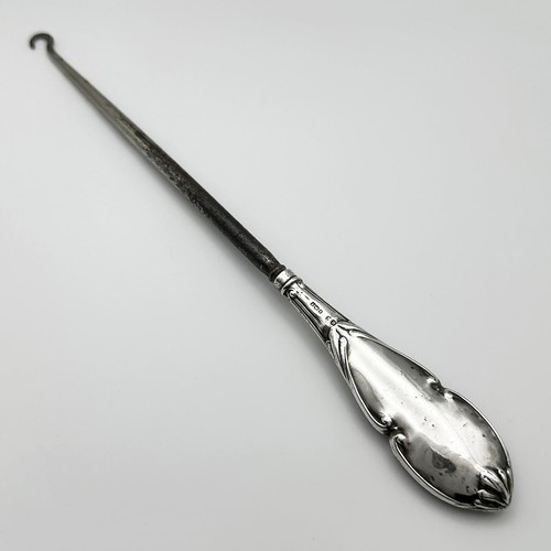 Antique button hook - antique, sterling