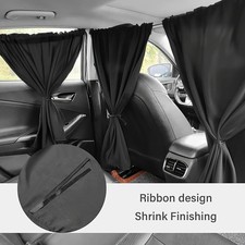 4pcs Car Privacy Curtain Set