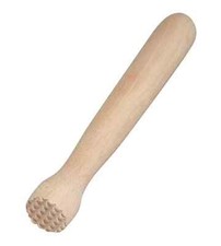 8" Cocktail Muddler Beechwood